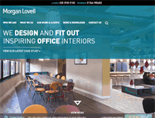 Tablet Screenshot of morganlovell.co.uk